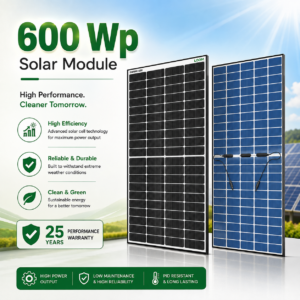 Loom Solar SHARK 600Wp TOPCon Bifacial Panels — Pack of 2