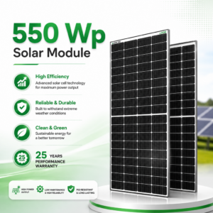 Loom Solar SHARK 550Wp Mono PERC Solar Panels — Pack of 2
